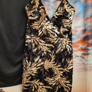 Black and gold dress size 8